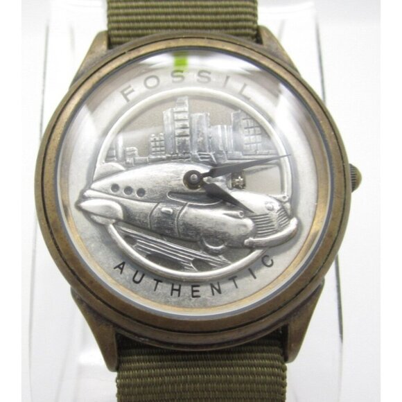 Men Fossil Cruise-O-Matic Quartz WR Analog 35mm Round Watch (H861) "New Battery" - Picture 1 of 10